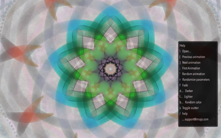 Astral Blossom screen saver imaja.com