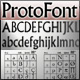 ProtoFont: font library browsing and spec sheets